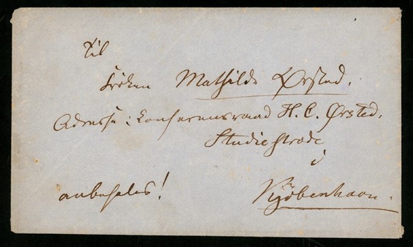 Brev fra H.C. Andersen til Mathilde Ørsted (12/07-1850)